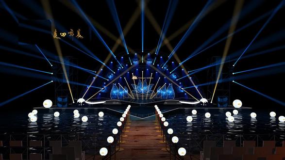 音乐节舞美效果图设计定制案例分享! #舞美设计